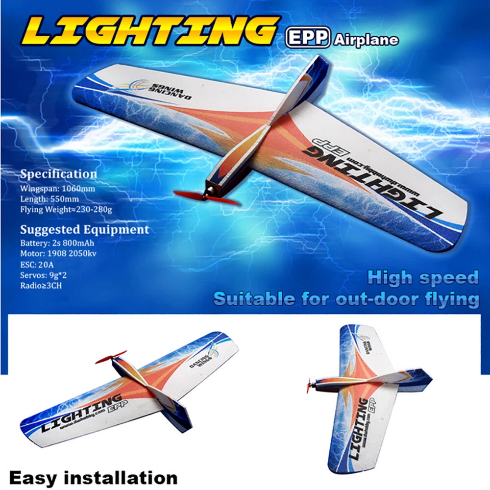 Dancing Hobby E1101 1060mm Wingspan EPP Flying Wing M8V0 eBay
