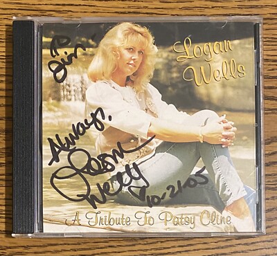 Logan Wells A Tribute To Patsy Cline Autographed Signed CD
