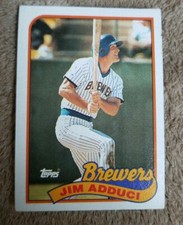 1989 (BREWERS) Topps #338 Jim Adduci