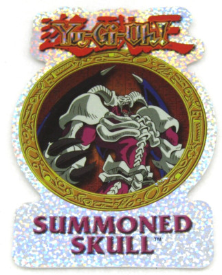 Vintage Yu-Gi-Oh! Summoned Skull Holofoil Sticker 3 of 36 by Sandylion