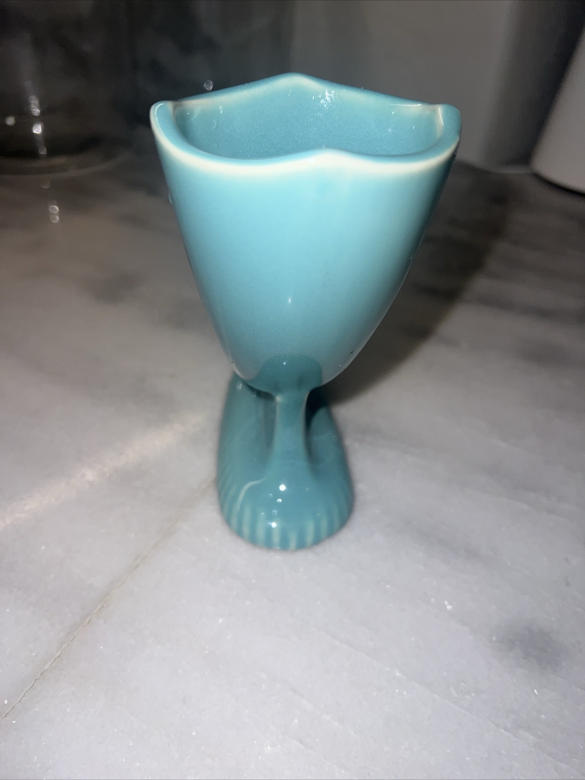 Mid Century Trenton Potteries Company Cornucopia Vase 1940's TECH ON