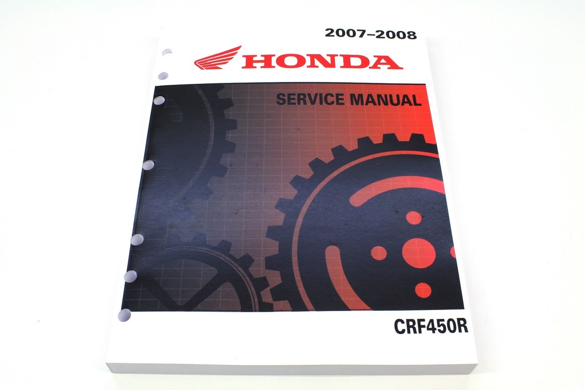 Service Repair Manual CRF 450 CRF450 R 07-08 OEM Genuine Honda