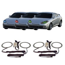 Rgb Multi Color Chs Headlight Halo Kit For Hyundai Tiburon 07-08 Rgb Multi Color Chs Headlight Halo Kit For Hyundai Tiburon 07-08