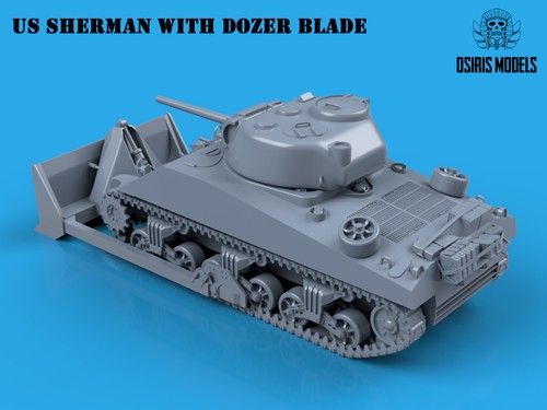 US Sherman Tank with Dozer Blade - Made to order - Check Lead Times - Picture 2 of 3