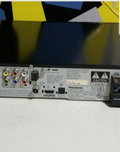 Receptor doméstico cambiador de DVD de 5 discos Panasonic SA-PT956 sin SH-FX65T para reparación de piezas - Imagen 14 de 16