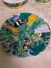 3 Pc Vtg 1998 RETRONEU Everyday Jungle Kids Stone Wear Dinnerware Place Setting — photo 10