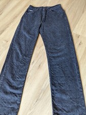 Vintage Moschino Logo Embossed Black Straight Leg Jeans Fits Like 28