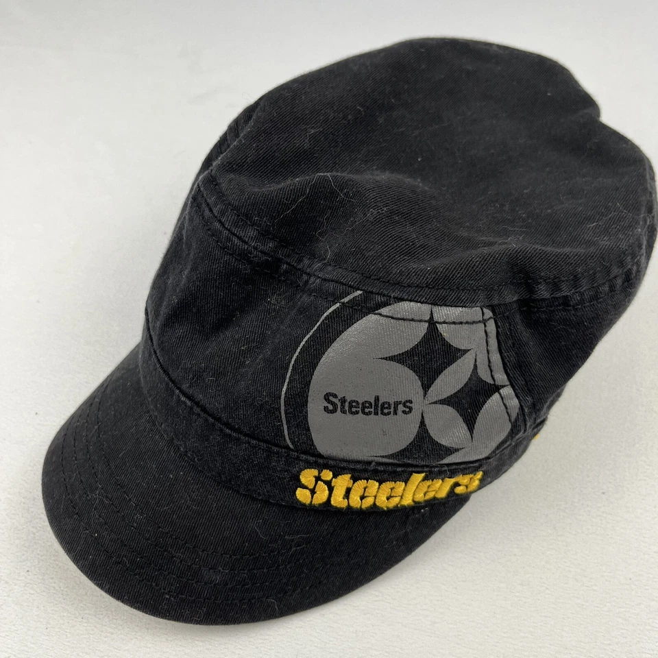Pittsburgh Steelers 2 Hats + 1 Footy Slipper Socks Set NFL Football Team Colors - Image 4 of 4