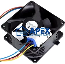 Evaporator Fan Motor for GE Refrigerators WR60X26866, WR49X25197