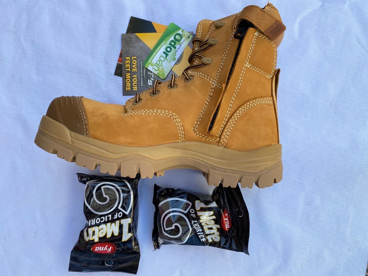 Oliver AT's 45632z Work Boots Zip Lace Up MetalFree Safety +FREE
