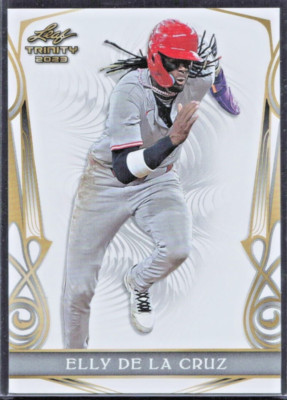 2023 Leaf Trinity #18 Elly De La Cruz RC - Cincinnati Reds - MINT