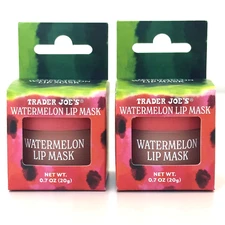 2 Packs Trader Joe’s Watermelon Lip Mask Soothe Lips Summer 0.7 oz LIMITED