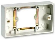 Convert Single Socket to Double Gang Twin 2 Gang Surface Mount Plug Mains Box