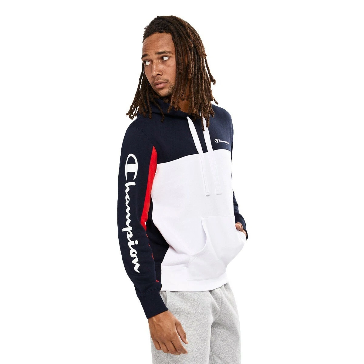 Champion sweater black and white oaxaca hotsell