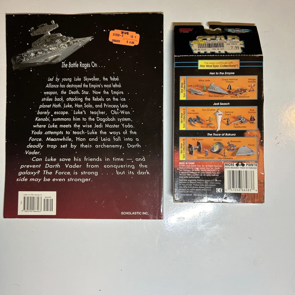 Star Wars: Tregua en Bakura 1996 y El Imperio Contraataca Storyboard 1997 Foto 3 de 4