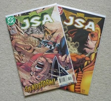 JSA #63 & #64 Waking the Sandman Complete Story Arc FN/VFN (2004) DC Comics
