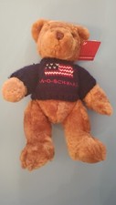 FAO Schwarz Teddy Bear Brown Usa Flag NEW WITH TAG.