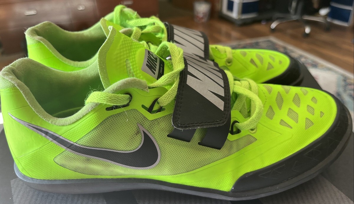 Nike Zoom Rival SD 4 Rotational Shoes Sneaker Mens 9.5 Green 685131-300 Throwing Nike Zoom SD 4 Throwing Shoes Mens Size 5 Shot Put Discus  main image 3