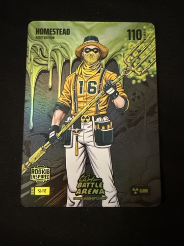 2026 Bo Jackson Battle Arena Homestead Glow Slime Nick Kurtz SL-112 Rookie