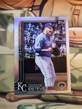 2025 Topps Update Series - Carlos Estevez  - HOLO AQUA FOIL - KC Royals #US237