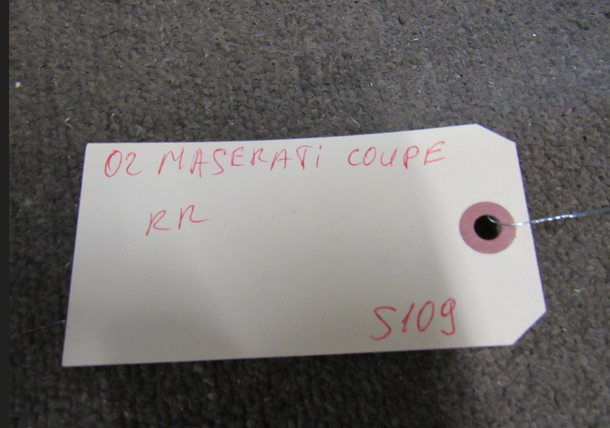 Maserati Coupe GT 2003 Rear Trunk Spare Tire Carpet Cover Panel Trim 02-06 ;:Y