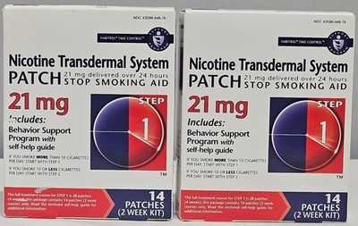 Habitrol  Step 1 Patches 21 mg 2 14ct Boxes 28 Patches  Exp 05/2027+
