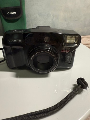 #ad #ad Vintage Canon Sure Shot Prima 80 Tele BFTWIN Camera Works 3.5 80mm 1:3.7 7.3 $47.95
