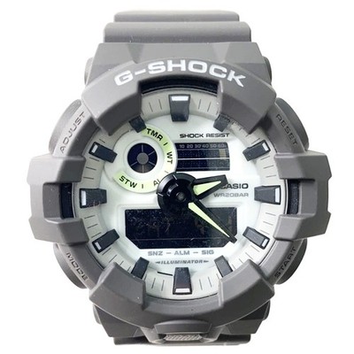 CASIO G-SHOCK GA-700HD-8AJF HIDDEN GLOW Analog Digital Herrenuhr Grau Robust