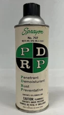 Vintage Sprayon Brand No. 707 Spray Paint Can Paper Label Advertising Never Used