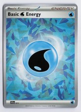 Basic Water Energy (Cracked Ice Holo) - #011 SVE: Scarlet & Violet Energies Holo
