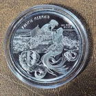 2021 Samoa Pacific Mermaid 2 Tala .999 1oz Silver Proof Capsule Scottsdale Rare