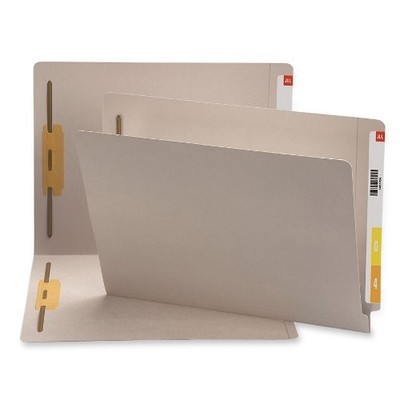 Smead SMD25849 Gray End Tab Fastener File Folders 0.75'' Exp