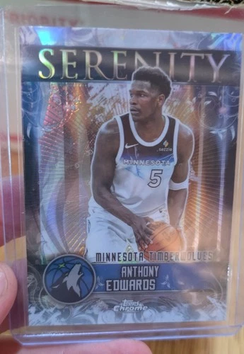 2025 Topps Chrome Anthony Edwards Base (RAW)