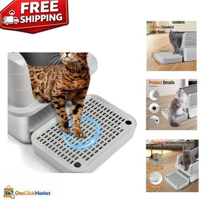 Sturdy Cat Litter Box Step with Filter Function - Ideal for Kittens & Elders
