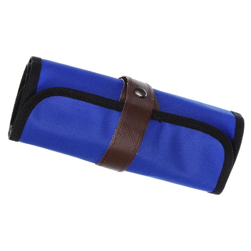 Handmade 48 Slots Roll Up Pencil Case, Oxford Cloth Pencil Wrap Pouch Pen Hol...