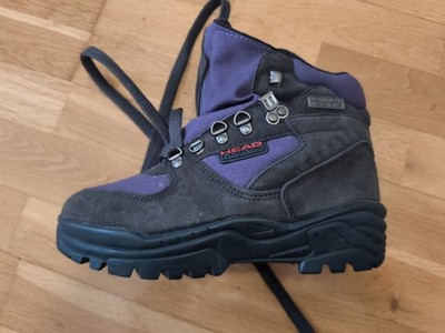 Head Exploration Vintage Hiking Boots Grey Purple Suede Größe 37½