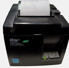 Star TSP100ii - Eco FuturePRNT POS Receipt Printer, Works, w/ USB Power Cables