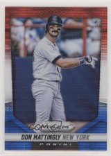2014 Panini Prizm Red White & Blue Pulsar Prizm Don Mattingly #163 2f4