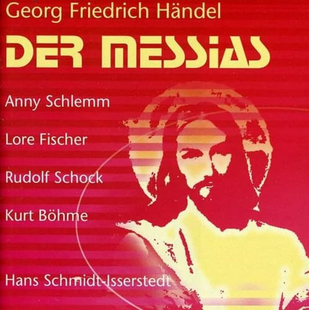 Handel Messiah Der Messias Hans Schmidt-Isserstedt Koln 1953 Relief 2 CD