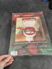 Bucilla Felt Bathroom Snowmen Let It Snow Ensemble Kit New Sealed 84601