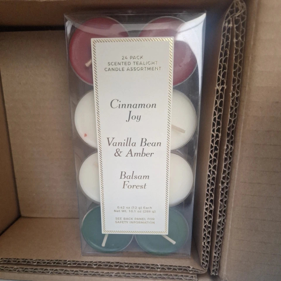 Surtido de velas Tealight perfumadas Threshold 144ct nuevas Foto 2 de 4