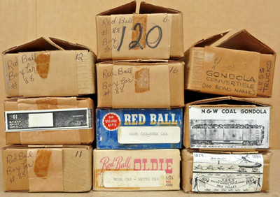 Red Ball 10 Assorted Kits HO Lot #1