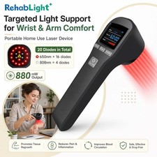 Cold Laser Therapy Device 650nm 808nm 880mW for Wound Joint and Muscle Pain Use