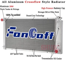 30"W 3-Row Radiator For 1977-1992 89 Cadillac Brougham Fleetwood DeVille Pontiac