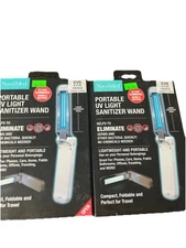 NuvoMed Portable Disinfecting Light Wand Sealed Box 2 Pack