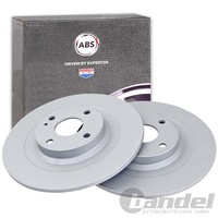 2X A.B.S. Bremsscheiben 280Mm Hinten Passend FüR Abarth 124 Fiat 124 Mazda MX-5