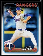 Jack Leiter 2024 Topps Update #US156 Rookie Texas Rangers RC