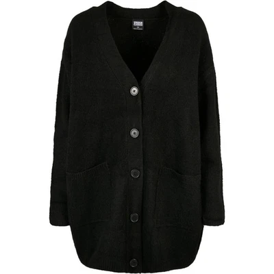 Urban Classics Ladies Chunky Fluffy Knit Cardigan Jacke Strickjacke Strickweste - Bild 1 von 4