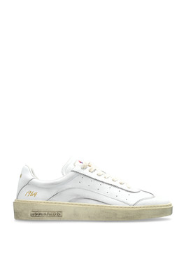 DSQUARED2 Sprinter White Leather Sneakers New And Authentic