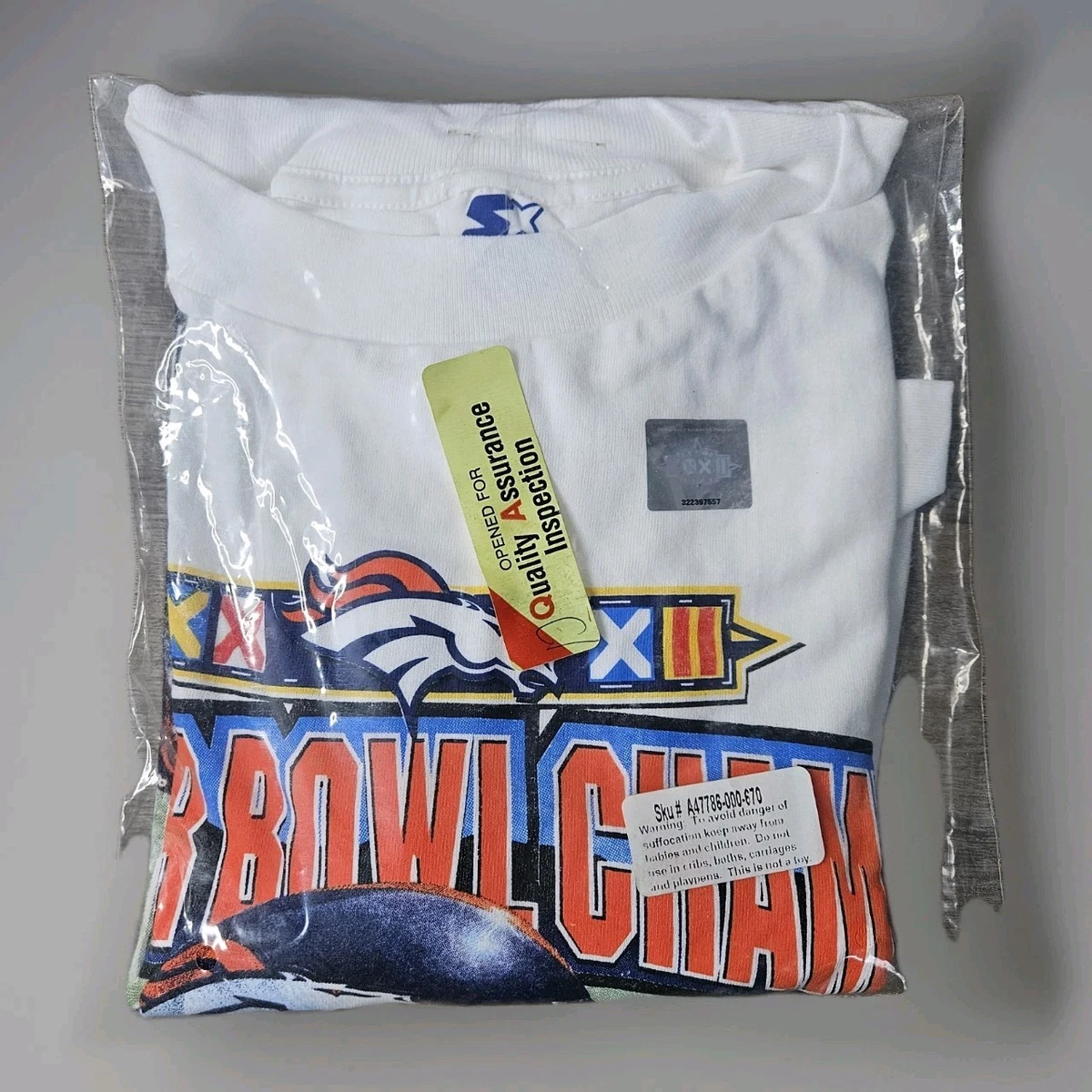 Denver Broncos Starter Super Bowl NFL Fan Apparel & Souvenirs for 